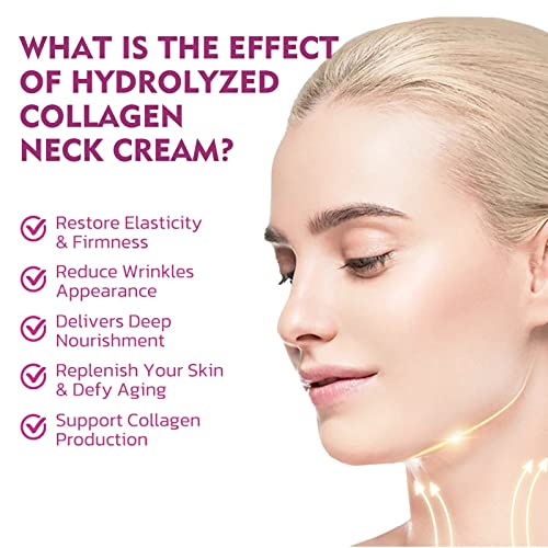 Sumduino Hydrolized Collagen Neck Firming Cream, Beauty Makeup Lifting Whitening Skin Wrinkles Neck Cream (1Pc) #TOP3