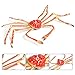 Gemini&Genius King Crab and Spider Crab Toys Set, Marine Animals Toys Sea Animal Action Figures Gift Great for Educational, Cake Topper, Swim, Bath Toys, Stocking Stuffers for Kids