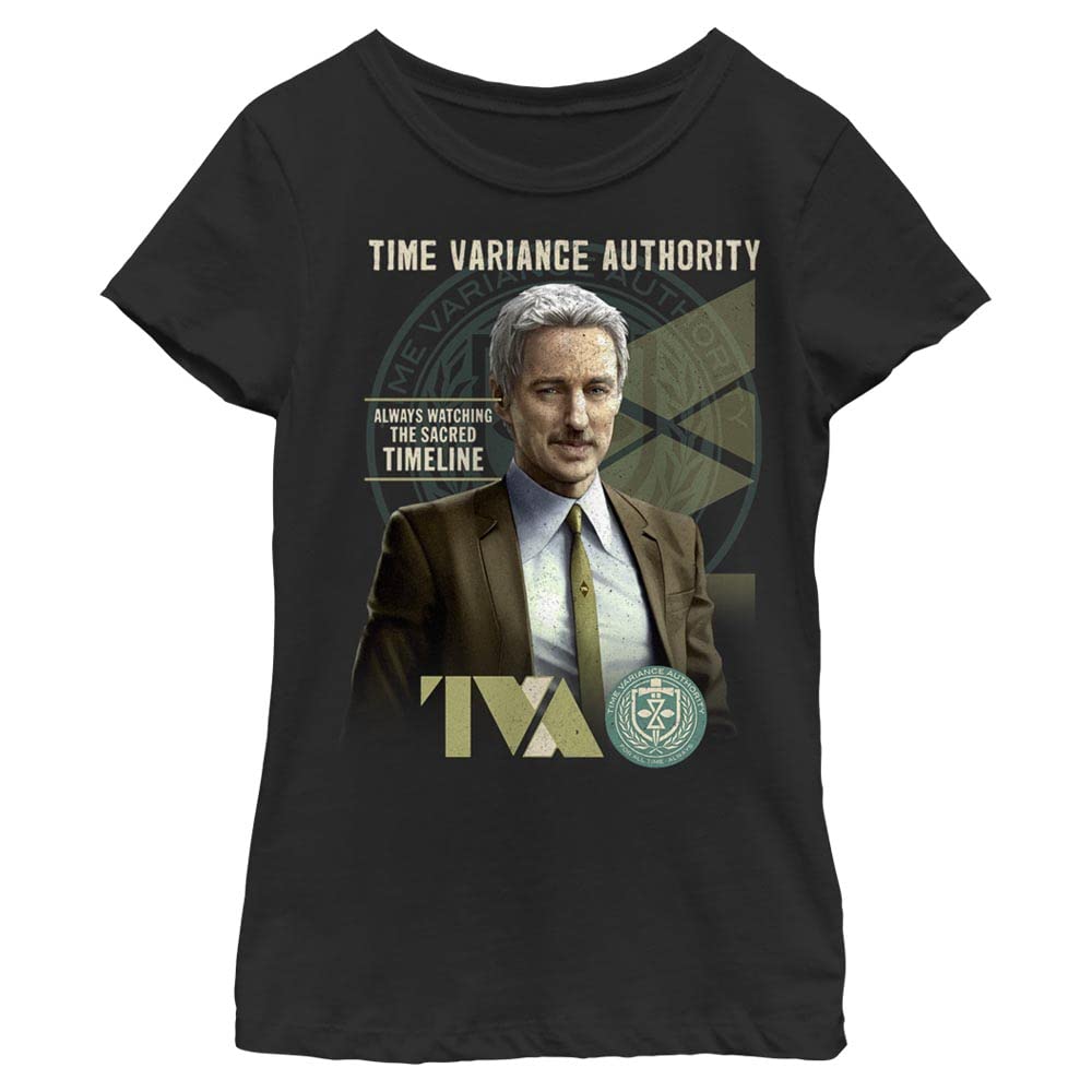 T-shirt Marvel fille noir vêtement confortable pour fan de comics S