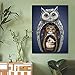 DIY 5D Diamond Painting Kits for Adults Crystal Rhinestone Embroidery Pictures Arts Craft for Home Wall Decor Full Drill (Owl)
