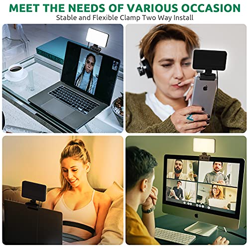 Illuminazione a LED per videoconferenza, con clip