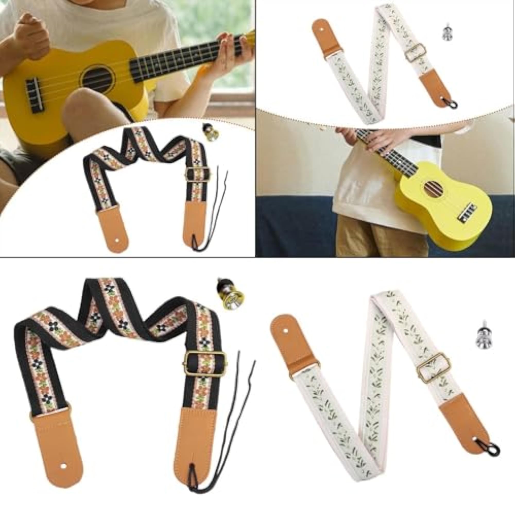 Universal Ukulele Strap for 4 String Instruments