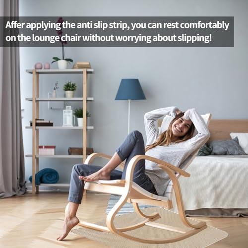 Recliner Pads for Hardwood Floors Non Skid Furniture Gripper Pad Floor Rubber Mat Anti Slide Furniture Pad Hardwood Floor Protector Swivel Chairs Recliner Mats Non Slip Recliner Grippers(Camel) by Niteguy - Image 7
