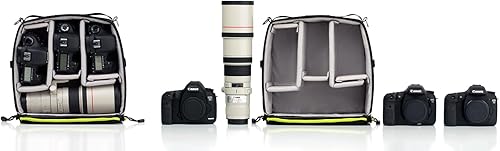 Miniatura 6 de f-stop Unidad de cámara interna media poco profunda (ICU) Inserto de paquete para DSLR, sin espejo, almacenamiento de equipo fotográfico y