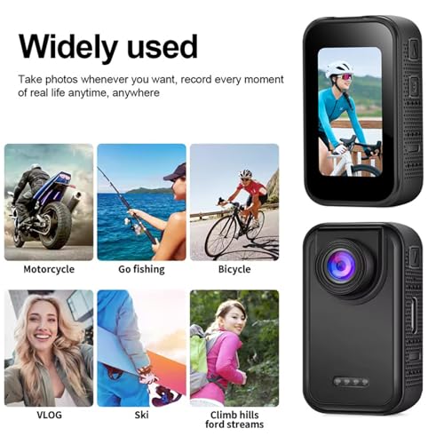 Caméscope portable miniature 720p avec écran de 3,6 cm et plan transportable