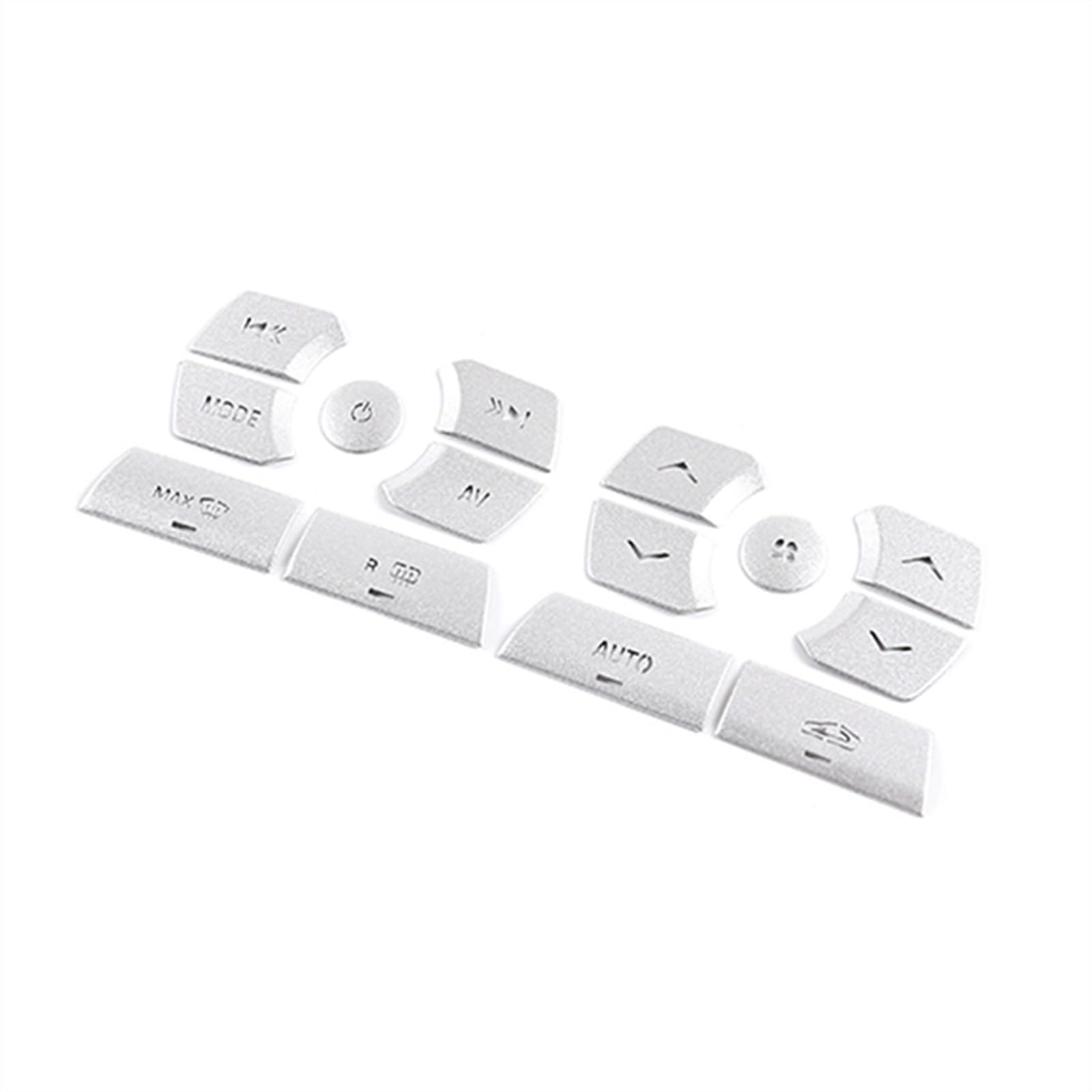 Multimedia Button Stickers 14 Pcs for Jaguar XF 2012-2015 Car Accessories Automotive Parts