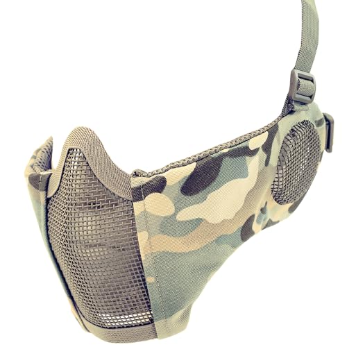 Nuprol Mesh Lower Face Shield V3; Multicam