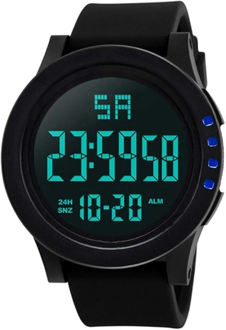 Amazon Co Jp 高級時計軍事陸軍メンズスポーツ走行腕時計led防水男性デジタル腕時計ブルーのギフトをmasculino Color B 腕時計