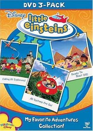 Amazon Com Disney Little Einsteins Fall 08 Dvd 3 Pack My Favorite Adventures Collection Little Einsteins Movies Tv