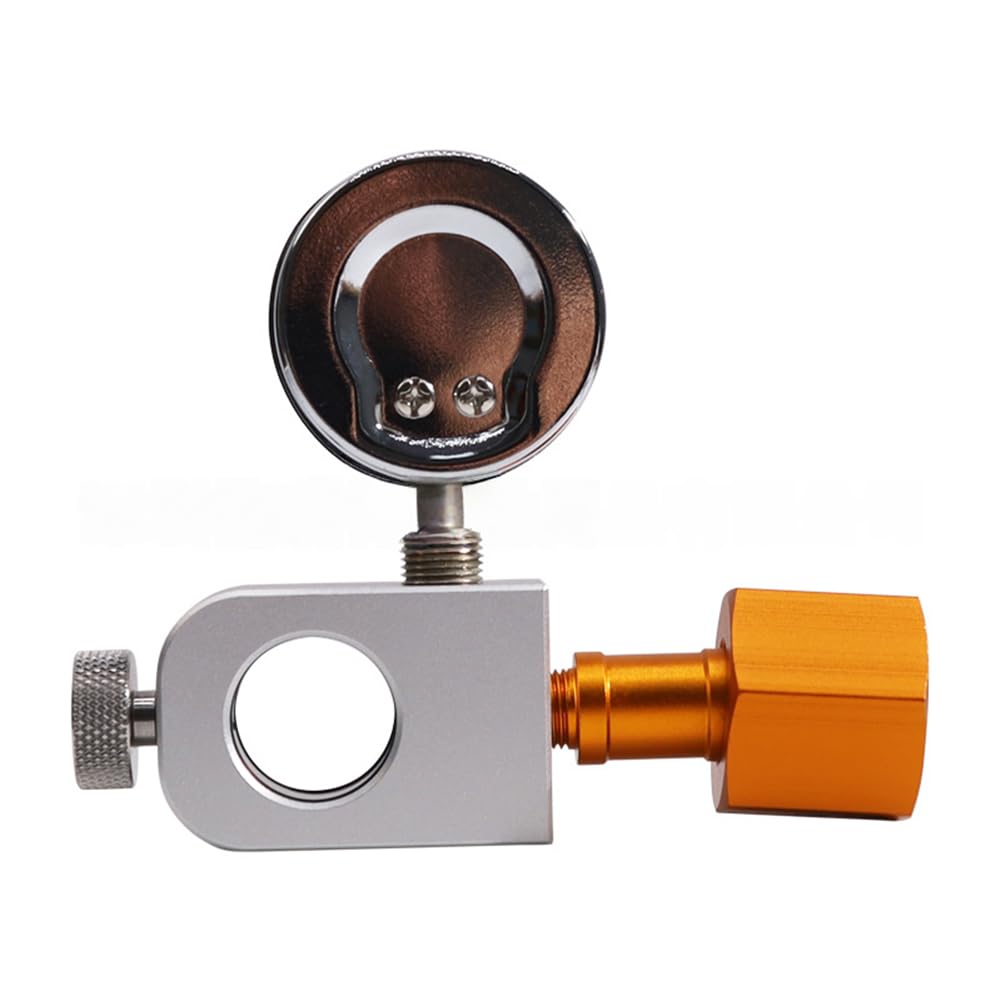 Kexpery W21.8 Co2 Cylinder Adapter With Pressure Gauge For Soda Quick Station Refill For Duo Terra Art