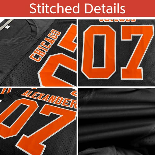 Custom Football Jersey Personalized Stitched/Printed Team Name & Number For Men Women Youth #TOP2