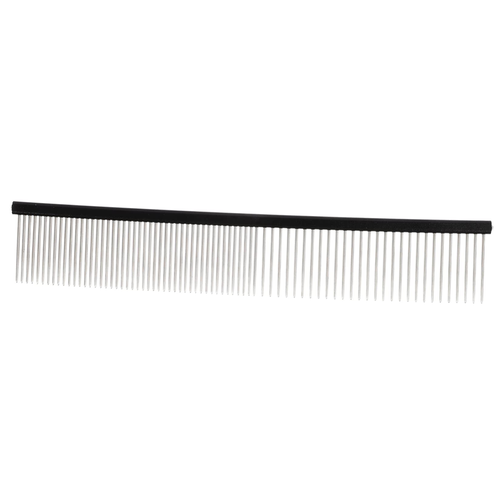 BESPORTBLE Pet Comb Comb Grooming Tool for Pet Dehairing Tool Stainless Steel Black