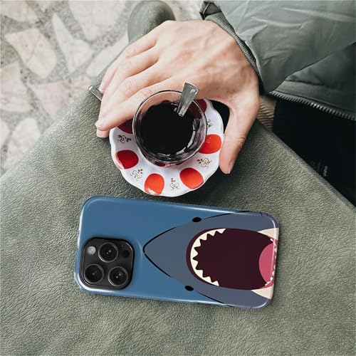 Flivro Magnetic Case for iPhone 16 Pro Max, Compatible with Magsafe PC Hard Shell Silicone Inner Bumper Anti-Scratch Full-Body Cover Shockproof Slim Design Funny Animal Shark by Flivro - Used condition - Image 7