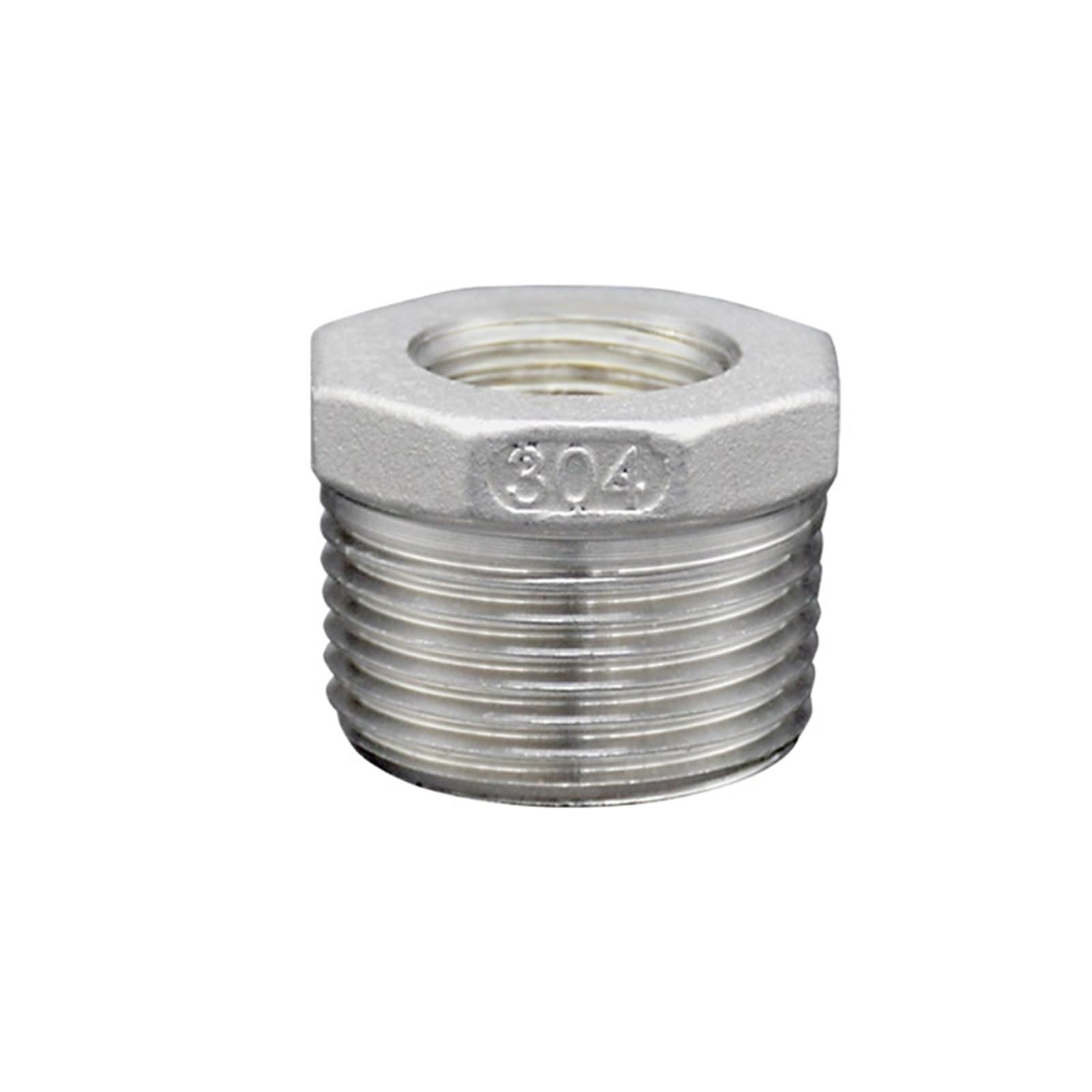 Conector de acero inoxidable 304 de alta presión con mecanizado NPT macho hembra NO17