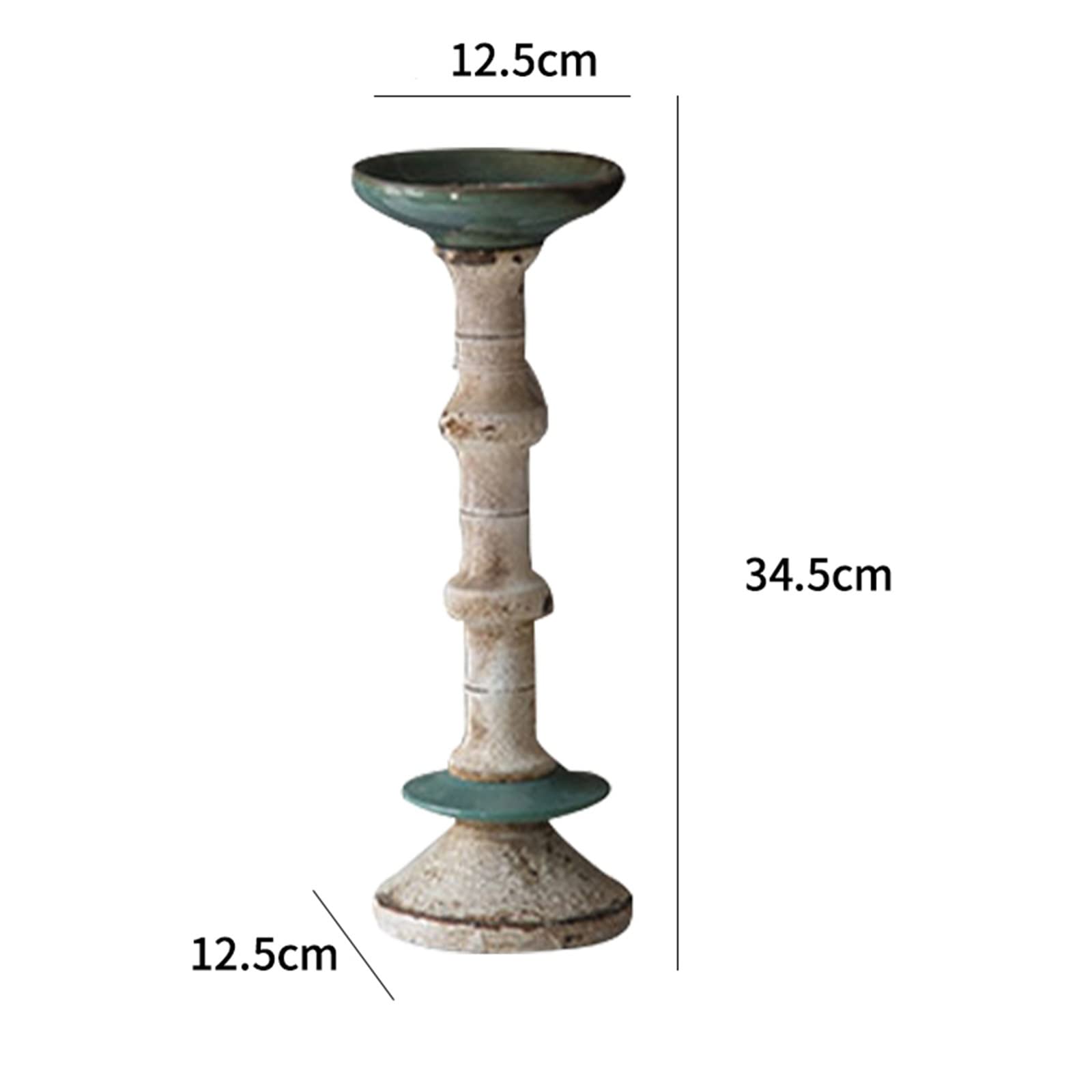 Chandeliers d'affichage Bougeoirs décoratifs Piédestal Rustique Fer Chandelier Stand Centres de Mariage Bougeoir pour Mantel Table à Manger Décoration Bougeoirs (Couleur : B) Selfless dedication