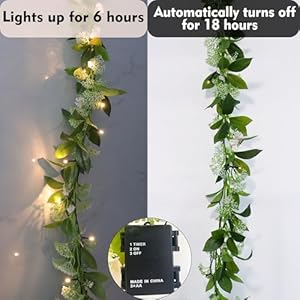 Eksengreenerygarlandformantlewithlightsbatteryoperatedvinegarlandwithtimerspringsummerweddingholidaydecor Urban Country Home Decor Eksen greenery garland for mantle with lightsbattery operated vine garland with timer spring summer wedding holiday decor urban country home decor