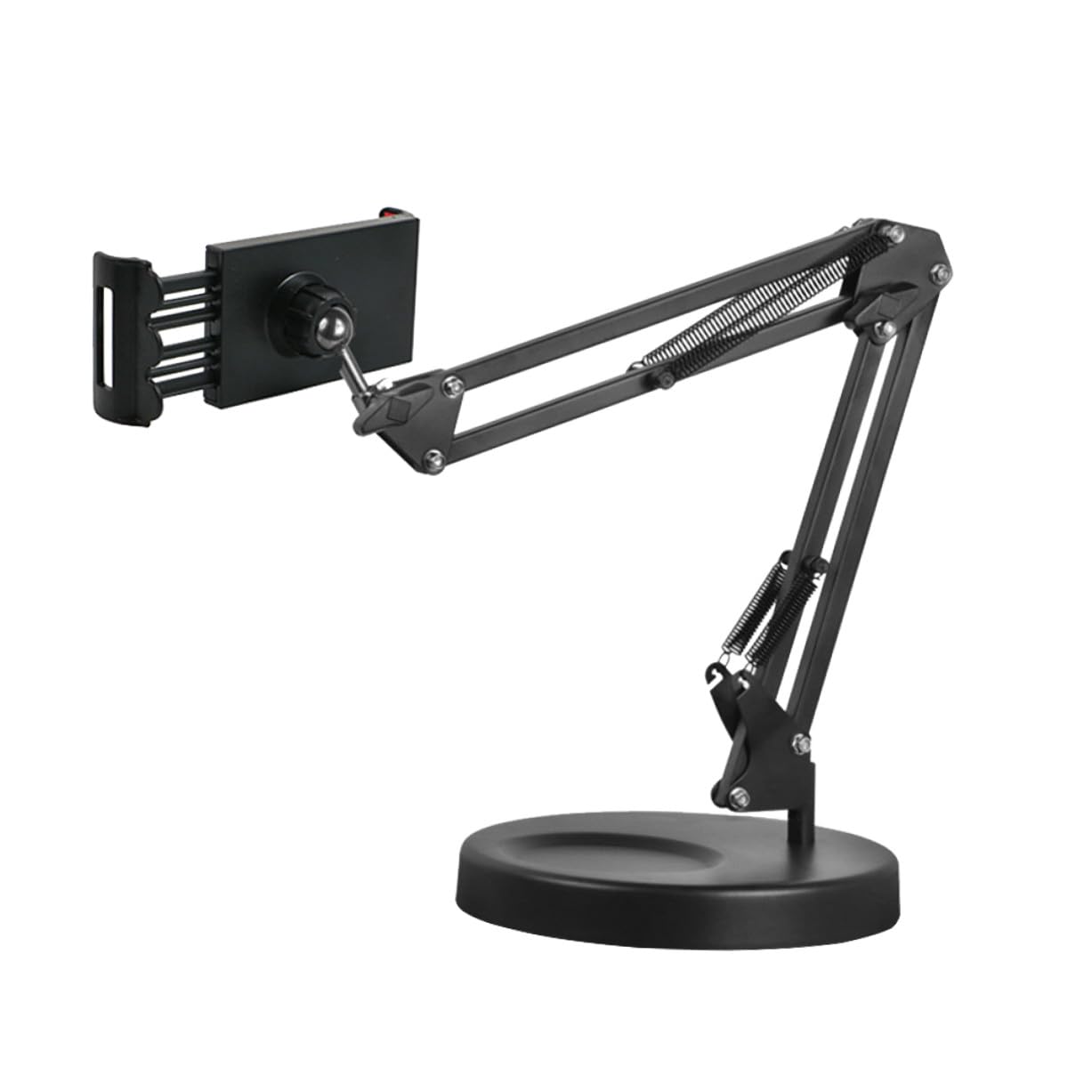 GALPADA Soporte para Teléfono Móvil De Metal con Brazo Suspendido para Escritorio Cocina Oficina Soporte De Brazo De Suspensión para Teléfono y Tableta para Videollamadas y Fotografía