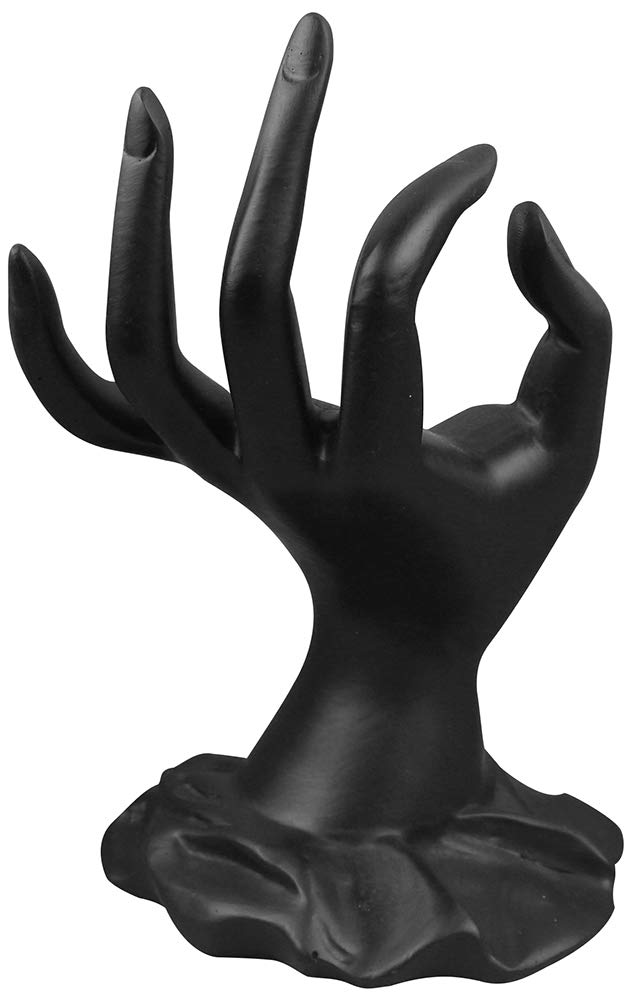 ChezMax Jewery Display Hand Ring Holder - Jewelry Organizer Stand, Necklace Stand, Jewelry Holder, Hand Model Holder Resin Mannequin Shaped Bracelet Holder Jewelry Display for Home Organization