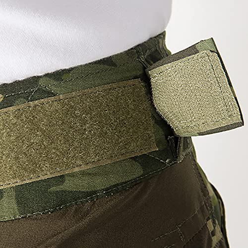 KINROCO Men's Tactical Uniform Long Sleeve Military Combat Shirt Hunting Trousers for Airsoft Paintball Size S Black - Image 3