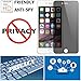 iPhone 7 Plus Privacy Screen Protector,VIMVIP [4 Angle Anti Peek] Anti-Spy Privacy Tempered Glass Screen Protector for iPhone 7 / 7s Plus 5.5 inch (Black)