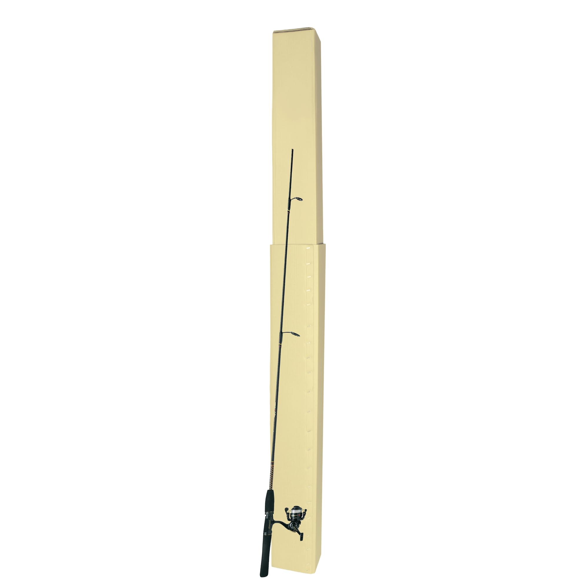 Selfhold Brown Fishing Rod Box (Pack Of 1) Double Wall Telescopic Skis Boxes & Fishing Rod Boxes (135 X 135 X 1000-1990Mm) - Secure Cardboard Packaging For Storage & Shipping (, 1)