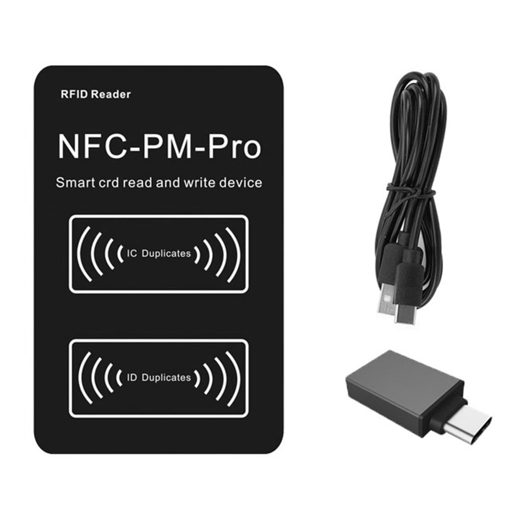 Sirxlevcy Akıllı Çip Okuyucu RFID PM PRO Decoder + 5X Uid + 5X NFC
