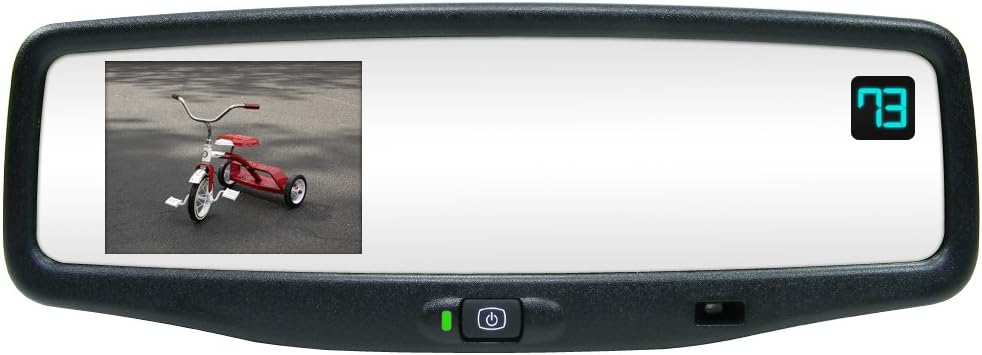 Rostra 250-8801-CMOS Magna 3.5-Inch TFT LCD GM Replacement Rear View ...