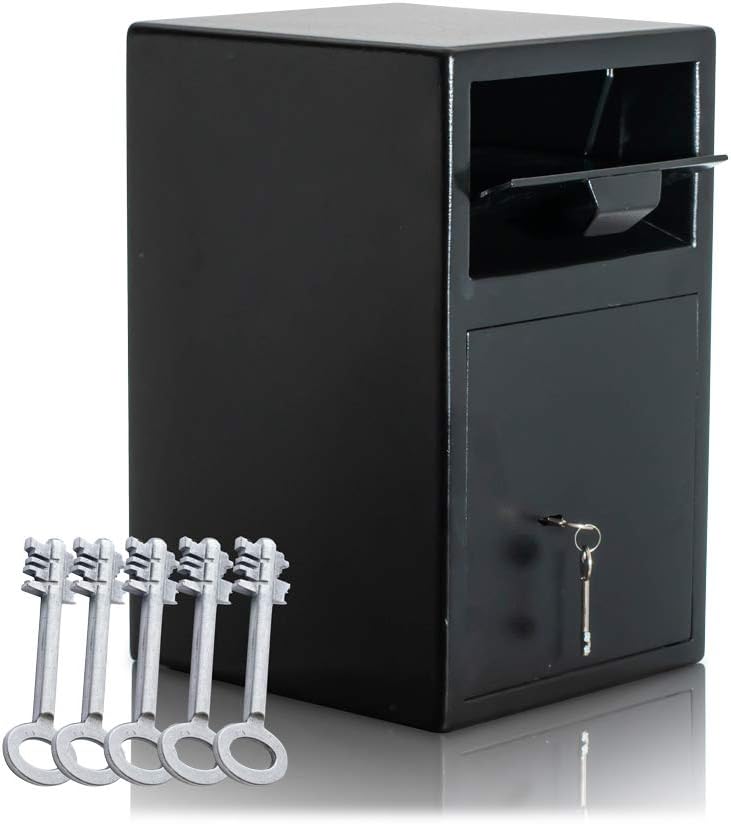Deposit Safe | drop down flap | Bakery Safe | key lock | 5 keys