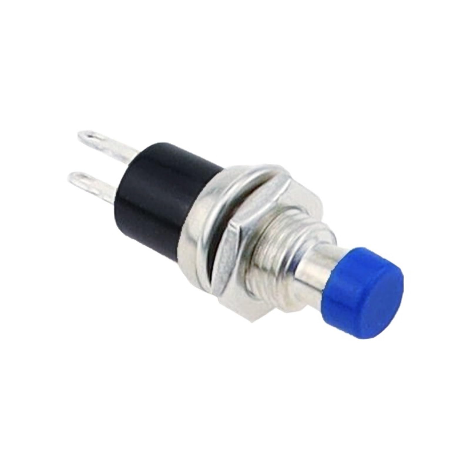 Mini interrupteur momentané 1NO 1NC bleu de 7mm avec contact précis PBS-110 en lot de 10