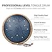 Steel Tongue Drum 13 Inches 15 Notes, Hand Pan Drums for Adults 440hz, C Major Handpan Musical Instrument with Song Book, Mallets and Carry Bag, Navy Blue