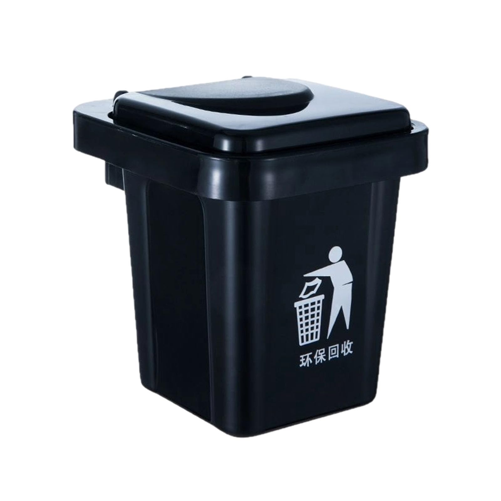 Xjdzineq Wall Mounted Ashes Tray Multipurpose Trash Container Removable Stainless Steel Inner Bucket ABS Miniature Dustbin Decors Stainless Steel Ashtray