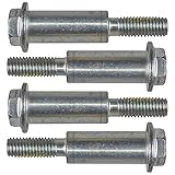 John Deere M110801 Wheel Axle Screw 4-Pack inch Deck Cast JX85 JX75 JE75 JA65 21 14SZ M77181 (4-Pack)