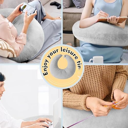 Coussin de lecture ergonomique idéal pour le crochet et le travail - 5