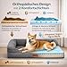 CORTES PETS Orthopädisches Hundebett für Kleine Hunde 61x48 cm -Hundekörbchen - Hundekissen - Waschbar - mit erhöhte Ränder - Hundesofa kleine Hunde – Memory Foam - Wasserfeste Hundebetten