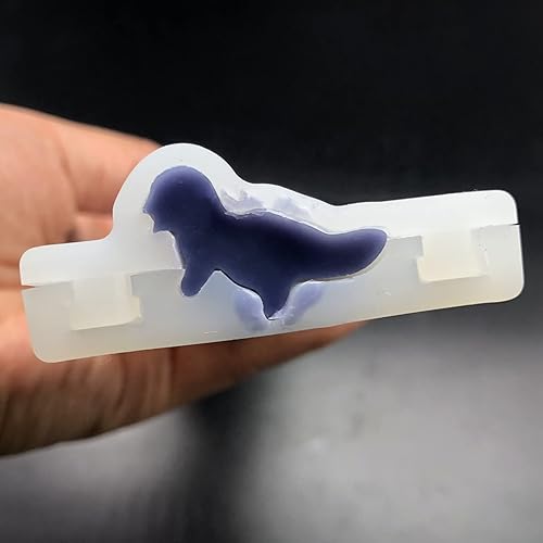Miniatura 4 de Columna de tubo de dinosaurio Molde de jabón de silicona Vela Molde de pastel de caramelo de chocolate Insertar suministros de fabricación de jabón