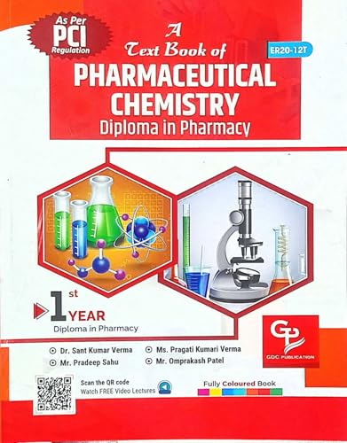 Image of GDC Publication: 1st Year D. Pharmacy - FY Diploma Pharmacy: Pharmaceutics | Social Pharmacy | Anatomy Physiology | Pharmacognosy | Phar. Chemistry | - Set of 5 Books - [FULLY COLOURED BOOKS] - For 2025-26 Exams