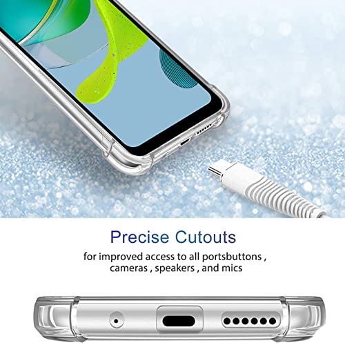 Cover per Motorola Moto E13 + [3 Pack] Pellicola