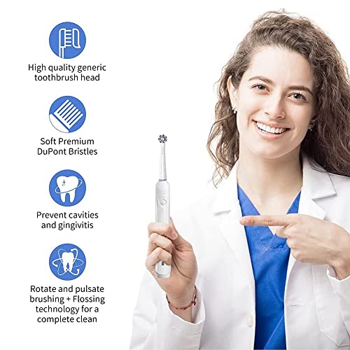 Replacement Toothbrush Heads For Oral B Braun, 16 Pack Professional Electric Toothbrush Heads, Precision Clean Brush Heads Refill Compatible With Oral-B 7000/Pro 1000/9600/ 5000/3000/8000 (16 Pack) #TOP1