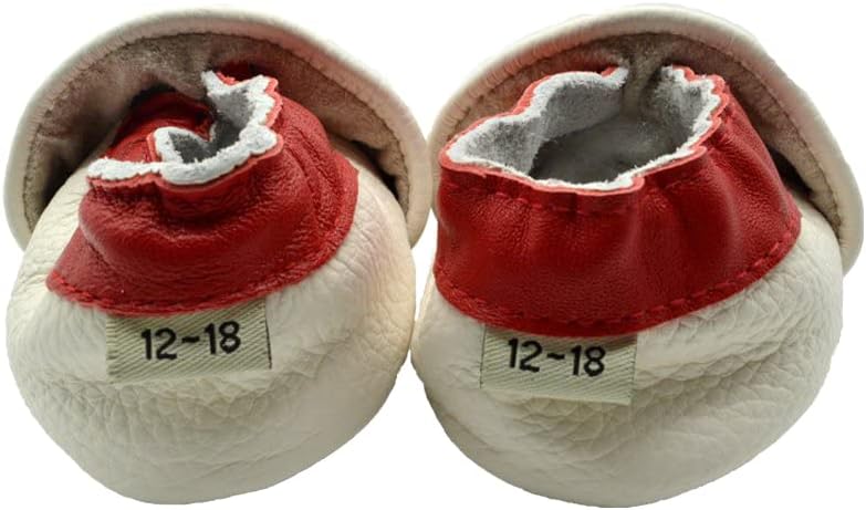 iEvolve Baby Leather Shoes Soft First Walker Shoes Crib Shoes Moccasins for Toddlers - Image 5