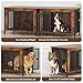 EasyCom Dog Crate Furniture for 1 or 2 Dogs, Heavy Duty Single/Double Dog Crates for Small/Medium/Large Dogs, Dog Kennel Furniture Indoor as TV Stand, Large Size 39.96
