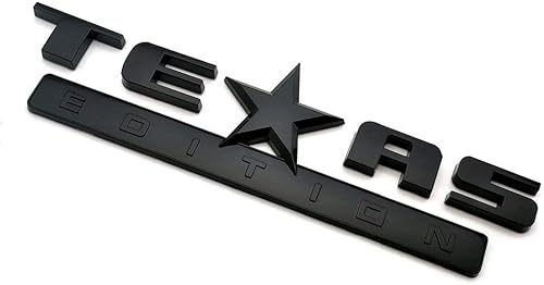 Muzzys Texas Edition - Emblema adhesivo de 3M para GMC Sierra, Chevy Silverado Suburban Tahoe Ford F150 Dodge Ram Nissan Titan Truck