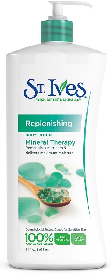 St. Ives Deep Replenishing Mineral Therapy Body Lotion, 21 Ounce