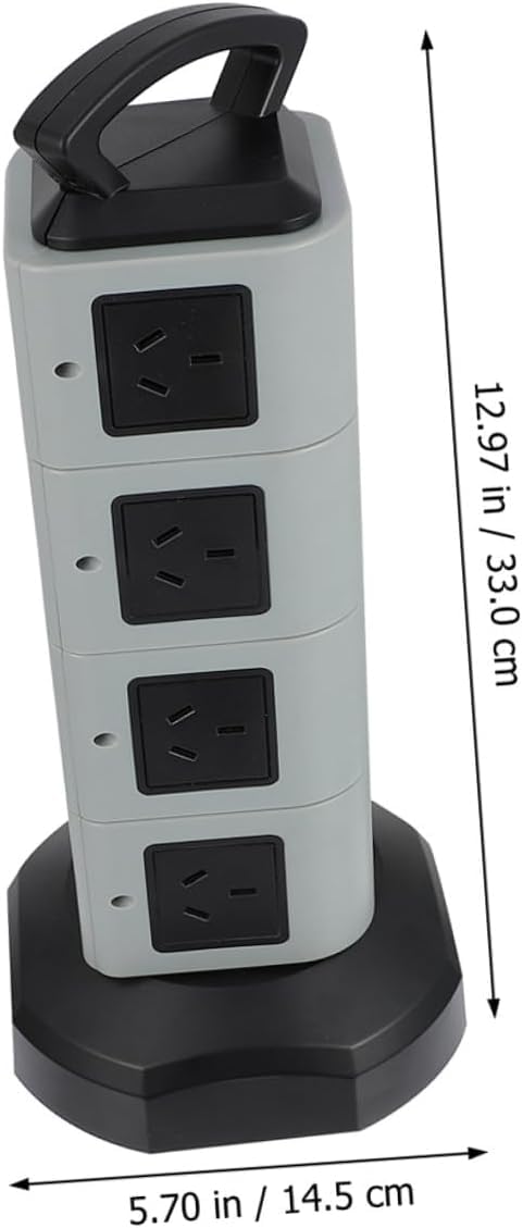 Multipresa con Protezione da Sovratensione E Porte USB - Stazione di Ricarica Multi-Dispositivo E Presa di Prolunga con Spina Americana per La Sicurezza di Casa E Ufficio.