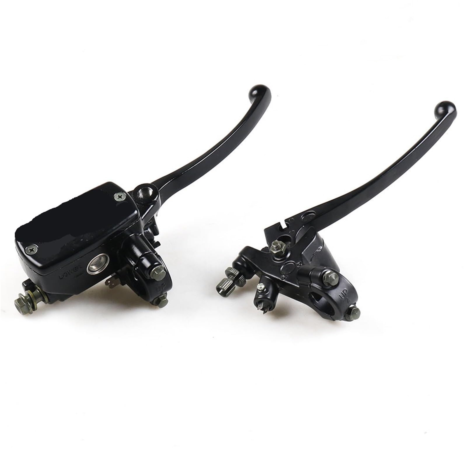 OAPNCBVY Motorcycle 7/8" 22MM Handlebar Master Cylinder Hydraulic Brake Control with Clutch Lever Rear Brake Pump Forward Brake Pump