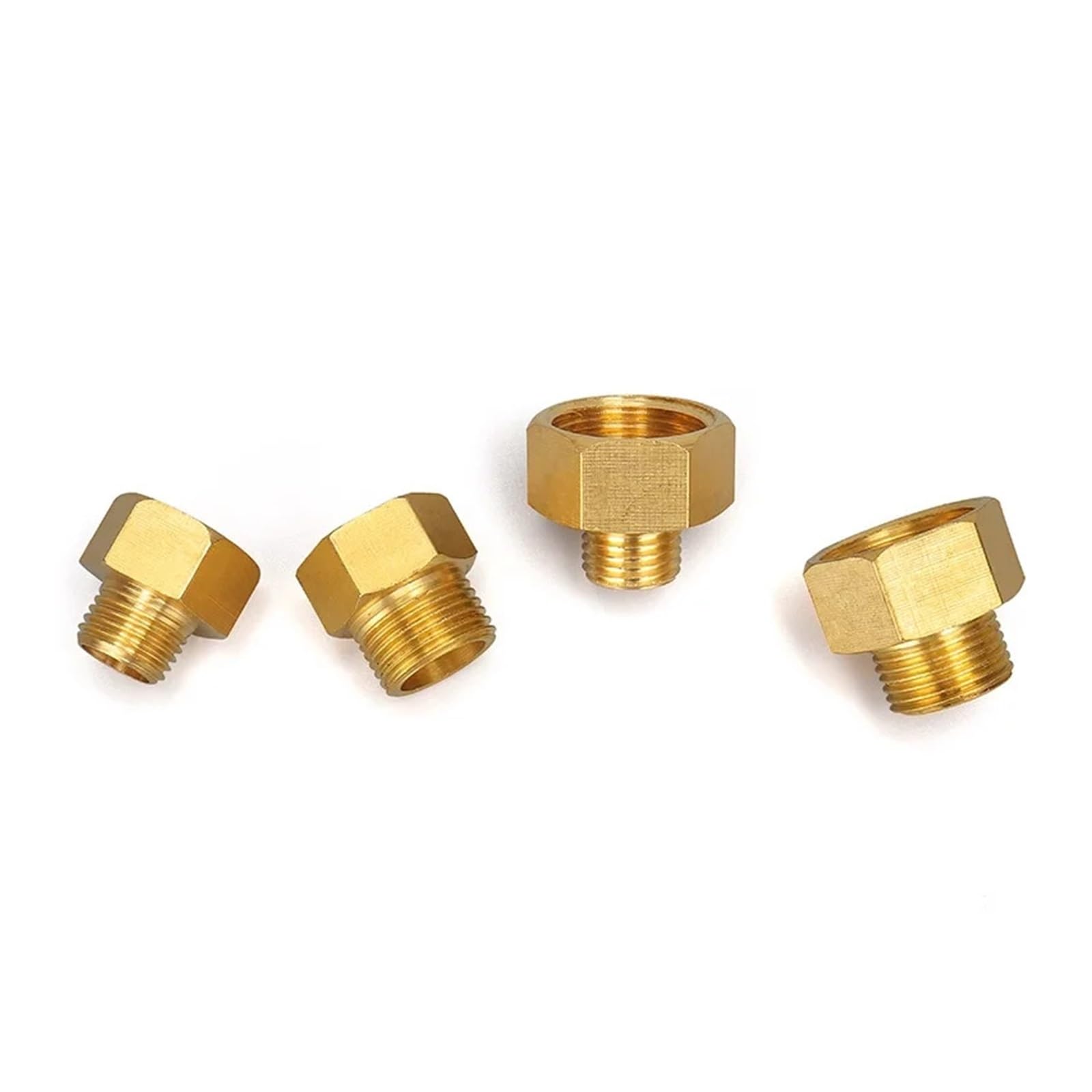 70 pz 1/8 "1/4" 3/8 "1/2" 3/4 "1" BSP Femmina A Maschio Filettatura In Ottone Raccordo Adattatore Accoppiatore Connettore riduttore