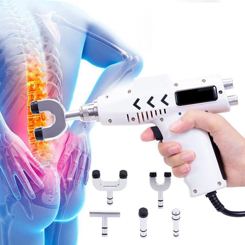 750N Chiropractic Adjusting Tool Instrument Electric Spine Chiropractor Electric Impulse Gun Actuator Massager Professional Massage Equipment for Men Women Adjust Vertebration and Thoracic Scoliosis image 4