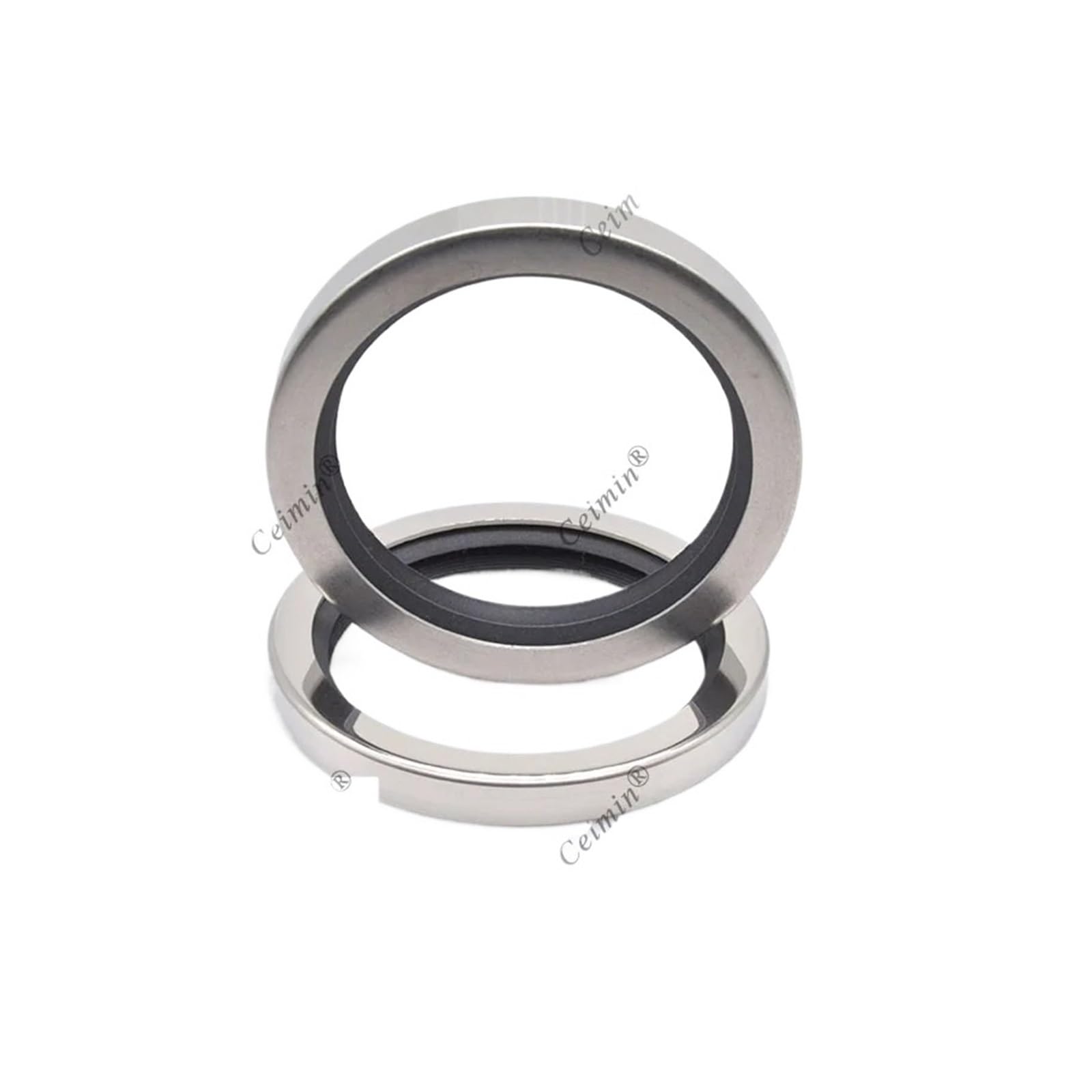 LEOTNNDQ 1pcs 73 * 95 * 10 Oil Seal With Stainless Steel Housing Single lip and Dual Lip Screw Air Compressor Spare Parts(73x95x10 CDLCWBK)