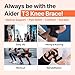 AIDER Compression Knee Brace Type 3 - Knee Arthritis, Adjustable Compression Brace, Breathable Neoprene, Relieves LCL, Medical Supplies Equipment Knee sleeves for exercise like climbing, tennis(Right)