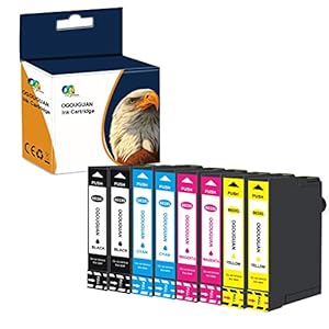 Caidi 8X 603 XL compatibel met Epson 603 603XL Multipack, voor Epson Expression Home XP-2100 XP-2105 XP-3100 XP-3105 XP-4100 XP-4105, Epson Workforce WF-281 0 WF-2 830 WF-2835 WF-2850