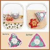 Aeelike Stainless Steel Rod Pins for Blocking Board, 20Pcs 10cm Long Rust Proof Blocking Pins for Knitting & Crochet Projects and Stack Granny Squares - Image 4